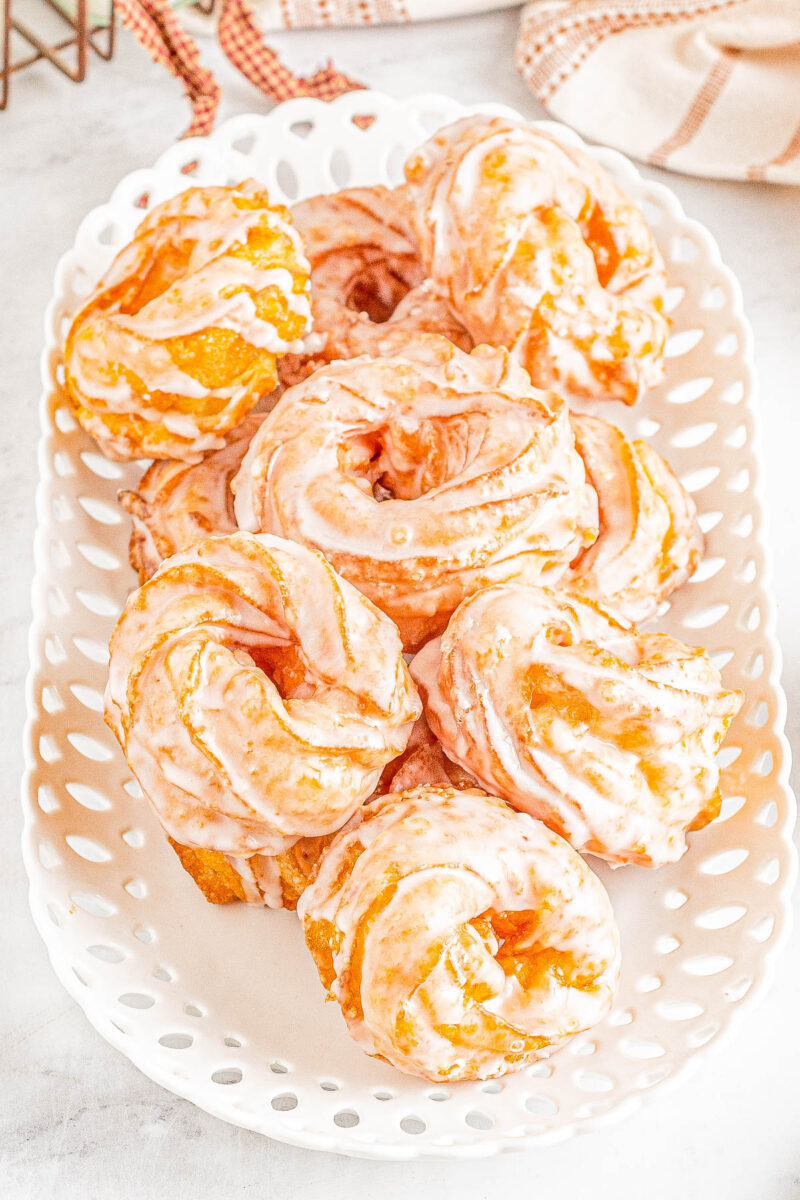 French Crullers Donuts Recipe Averie Cooks