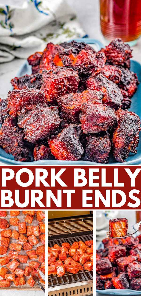 Pork Belly Burnt Ends with Texas Pepper Jelly Rib Candy 