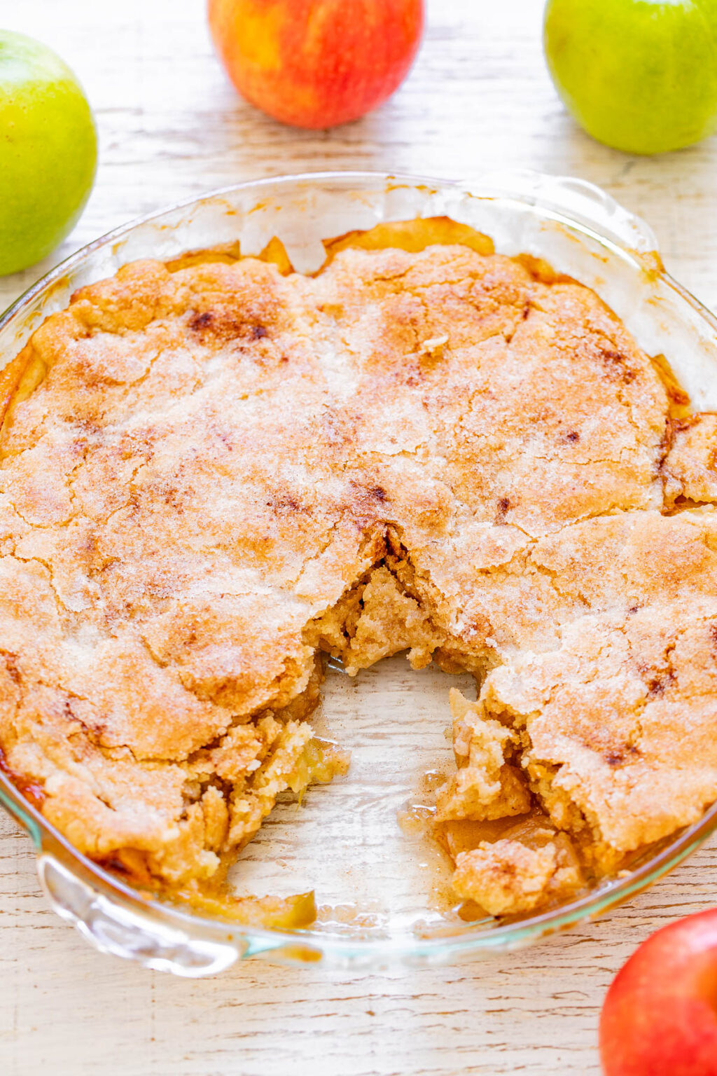 Easy Crustless Apple Pie Averie Cooks