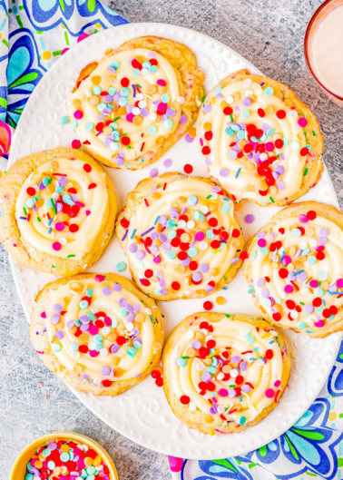 Confetti Cake Cookies