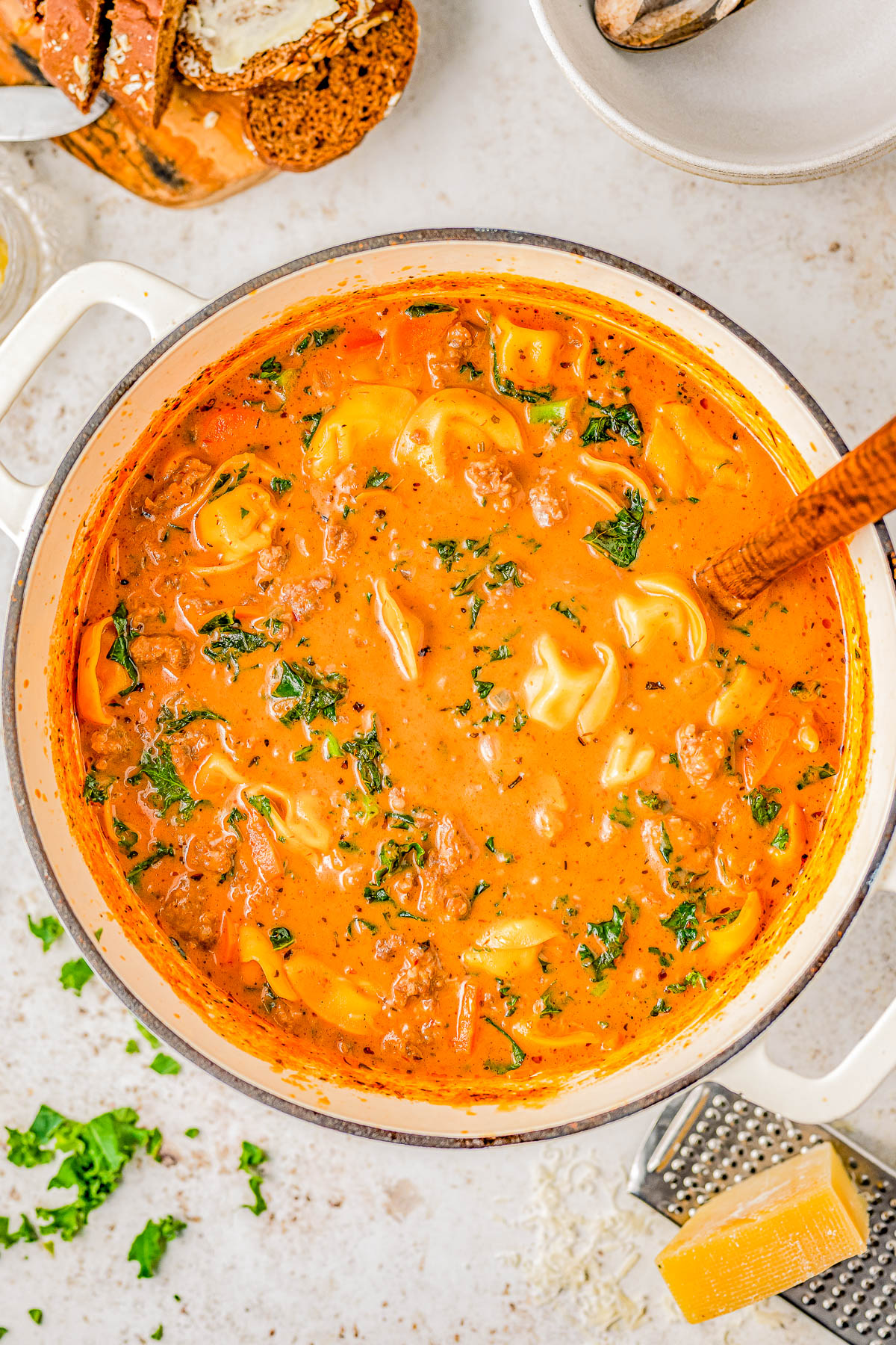 Tortelloni Tomato Soup with Sausage Recipe