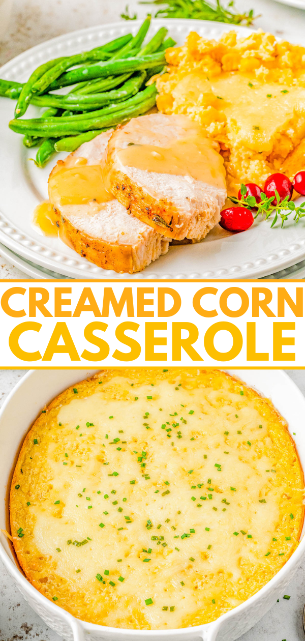 Easiest Creamed Corn Casserole  NO Jiffy   - 57