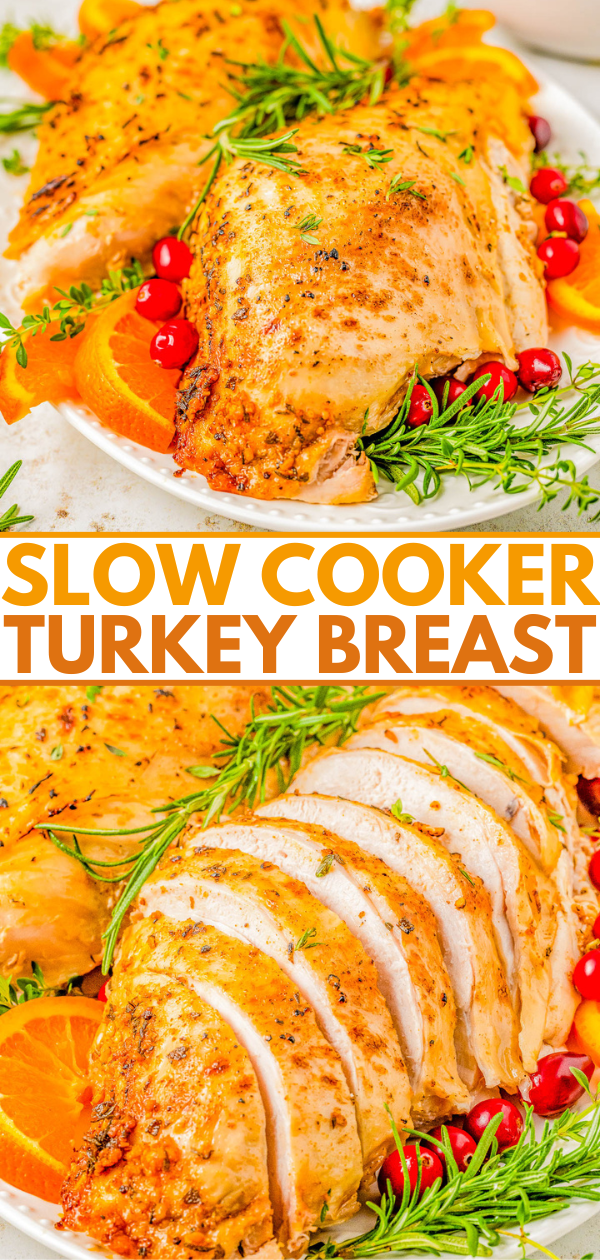 Easy Slow Cooker Bone In Turkey Breast - 26