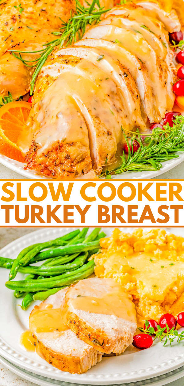 Easy Slow Cooker Bone In Turkey Breast - 73