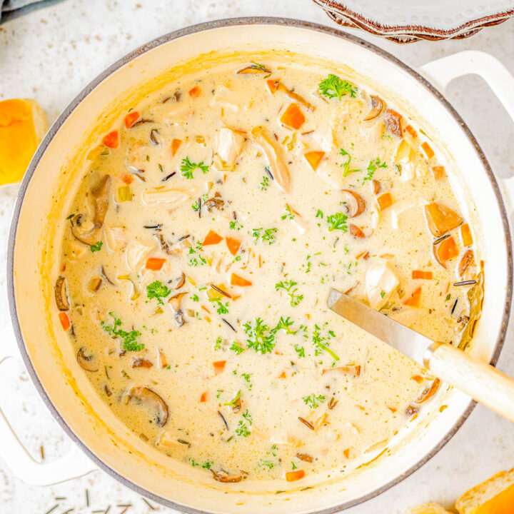 Creamy Leftover Turkey Soup - Savory Nothings