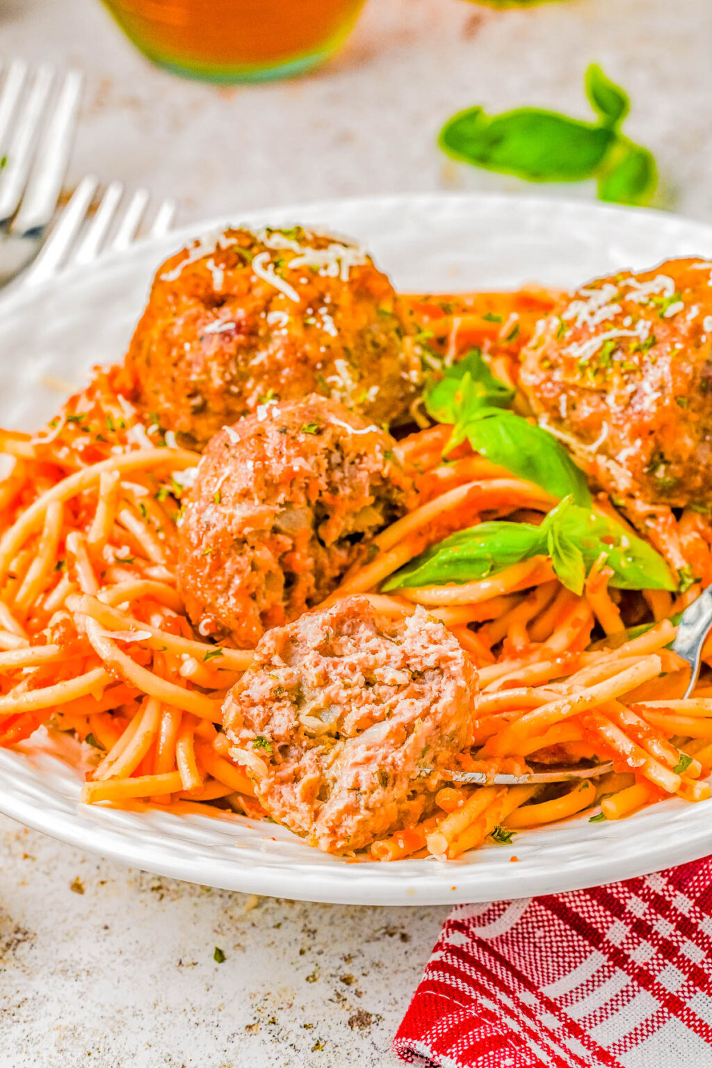 30 Minute Baked Italian Meatballs Averie Cooks