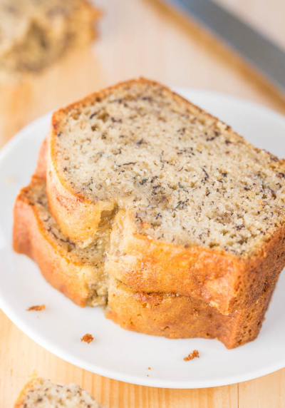 BEST EVER Cream Cheese Banana Bread - Averie Cooks