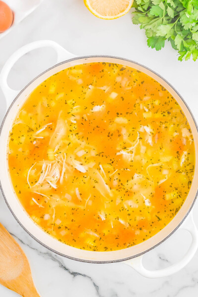 Lemon Chicken Soup - Averie Cooks