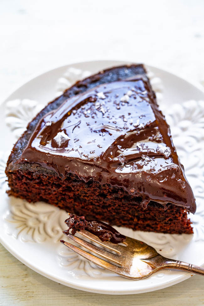 Cabernet Chocolate Cake with Chocolate Ganache