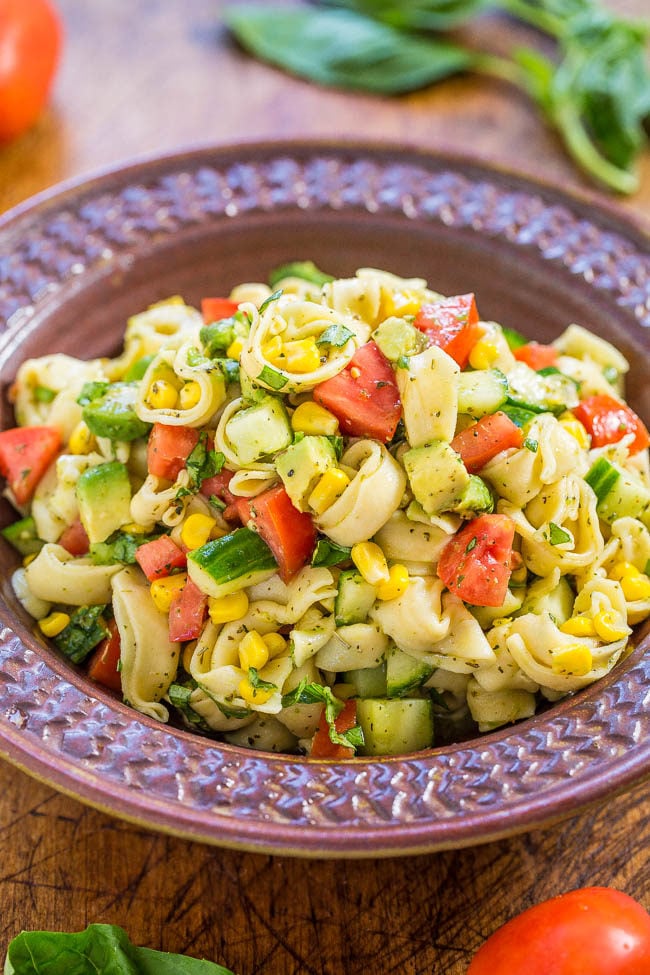 Tortellini Caprese Pasta Salad - 51