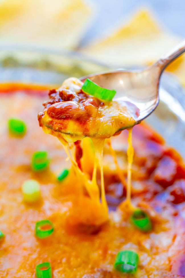 5-Minute Chili Cheese Dip