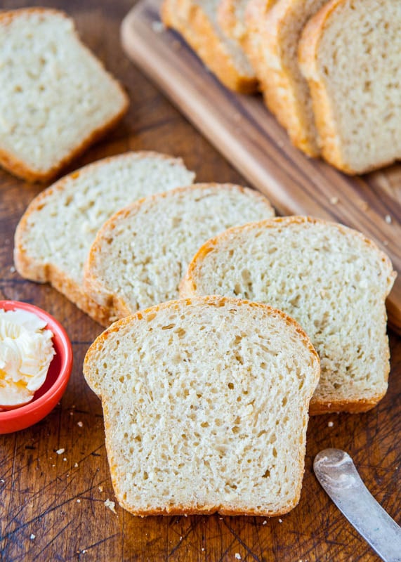 Soft and Fluffy Sandwich Bread — This sandwich bread is soft, fluffy, light, and moist. It’s made with a secret ingredient that keeps it moist and fluffy — oatmeal! It's the perfect bread for a PB&J or grilled cheese sandwich!