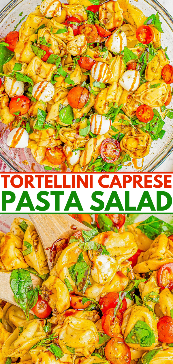 Tortellini Caprese Pasta Salad - 94